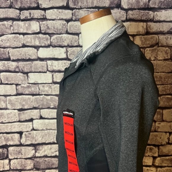 Kirkland Signature Gray & Black Jacket Size M - Picture 5 of 9